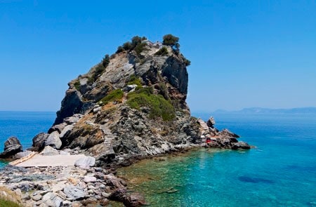Agios Ioannis Prodromos, en la isla de Skopelos. Mamma Mia.