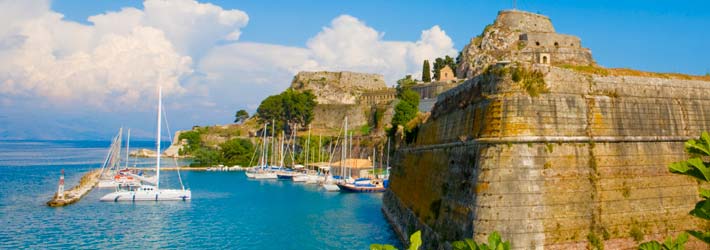 Paisajes y visiones de Corfú, Grecia, Islas Griegas