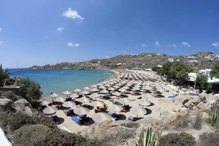 Playas de Mykonos: Playa Super Paradise