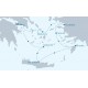 Mapa Itinerario Crucero Celestyal 4 noches Icónico desde Atenas