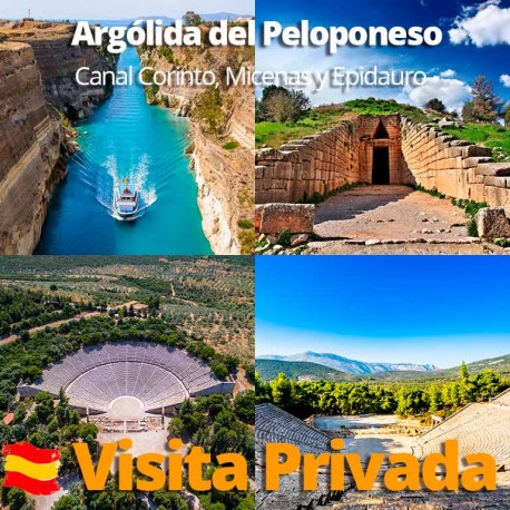 Visita PRIVADA Argólida del Peloponeso en español 8h