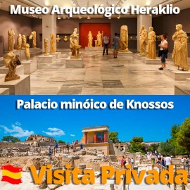 Visita Guiada Privada Palacio Knossos y Museo arqueológico de Heraklion Creta