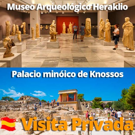 Visita Guiada Privada Palacio Knossos y Museo arqueológico de Heraklion Creta