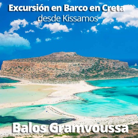 Excursión a GRAMVOUSA y BALOS desde Kissamos CRETA