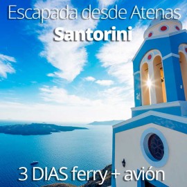 03DIAS Tour Santorini desde Atenas (ferry + avión)
