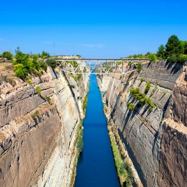 Excursión al Canal Corinto, Micenas y Nauplia desde Atenas en Español