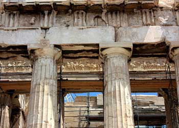 El Partenón de la Acrópolis