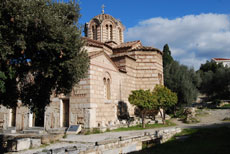 Iglesia Bizantina Agii Apostoli, Ágora de Atenas
