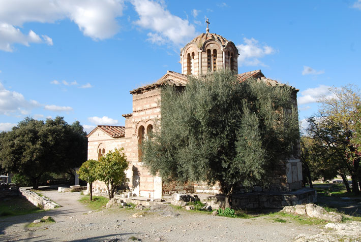 Iglesia Bizantina Agii Apostoli, Ágora de Atenas