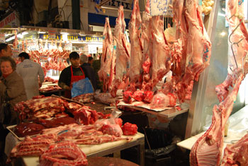 Mercado de Atenas, Carnicerias