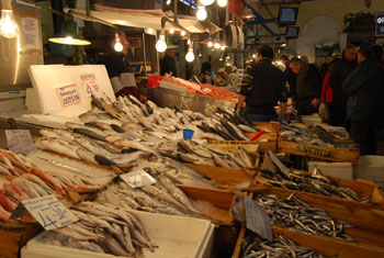 Mercado de Atenas, Pescaderias