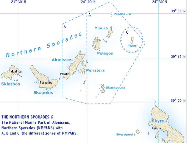 Guía náutica de las islas griegas Espóradas. Navegar en las Espóradas, Grecia.