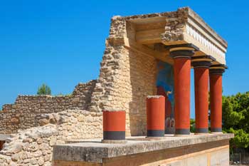 Plano del Palacio de Knossos, Creta