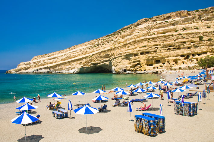 Playa de Matala, Creta