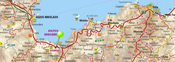 Mapa de Gournia, Creta