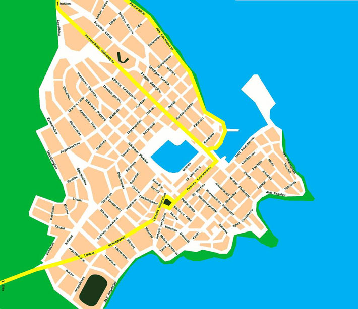 Plano de Agios Nikolaos, Creta