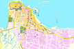 Mapa Plano Ciudad de Rethymnon, Creta