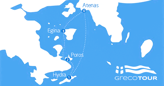 Mapa e Itinerario del Crucero