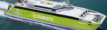 Barco Ferry High Speed 5 de Hellenic Seaways en Grecia Barco Ferry High Speed 5 de Hellenic Seaways en Grecia