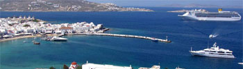 Puertos de Mykonos de barcos ferry Puertos de Mykonos de barcos ferry