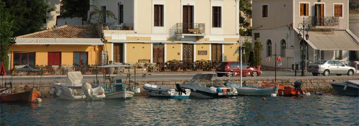 Galaxidi, en el Peloponeso de la Grecia Continental