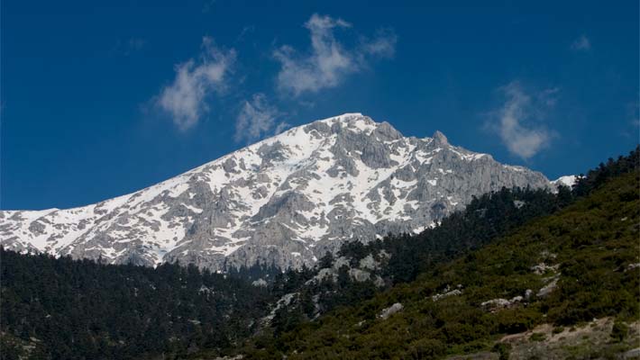 Monte Parnaso, en el Peloponeso de la Grecia Continental