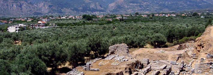 Esparta, en el Peloponeso de la Grecia Continental