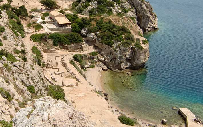 El Templo de Hera, en el Peloponeso de la Grecia Continental