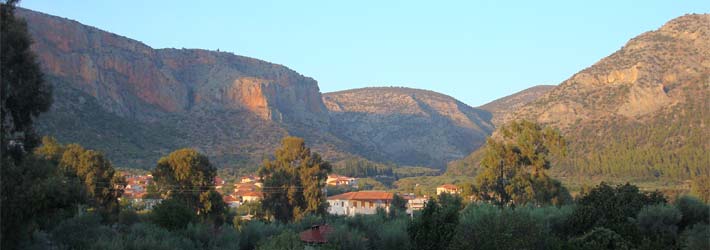 Leonidion, en el Peloponeso de la Grecia Continental