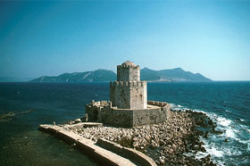 Methoni Koroni, en el Peloponeso de la Grecia Continental