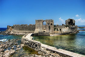 Methoni Koroni, en el Peloponeso de la Grecia Continental