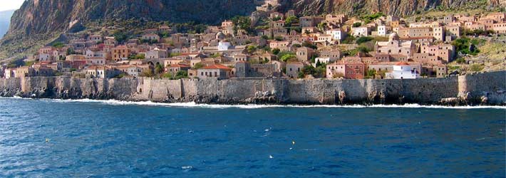 Monemvasia, en el Peloponeso de la Grecia Continental