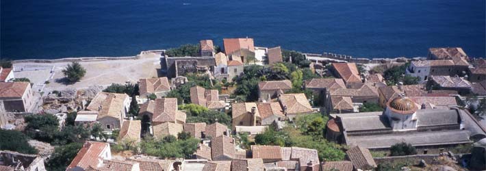 Monemvasia, en el Peloponeso de la Grecia Continental