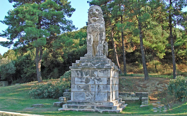 Amfipolis, en la region de Macedonia de la Grecia Continental