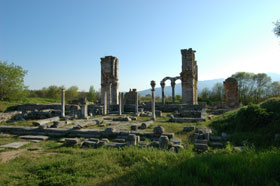 Filipos, en la region de Macedonia de la Grecia Continental