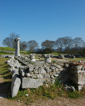 Filipos, en la region de Macedonia de la Grecia Continental