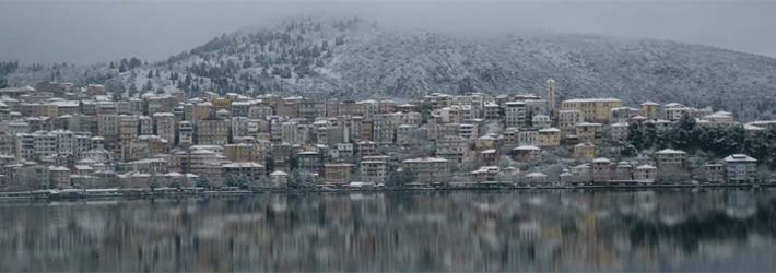 Kastoria, en la region de Macedonia de la Grecia Continental