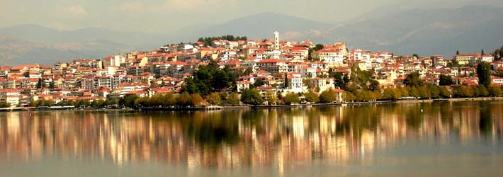 Kastoria, en la region de Macedonia de la Grecia Continental