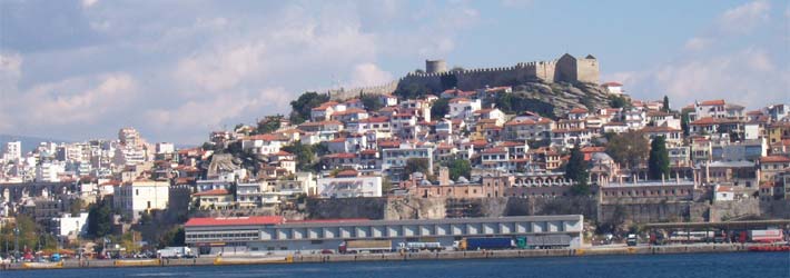 Kavala, en la region de Macedonia de la Grecia Continental