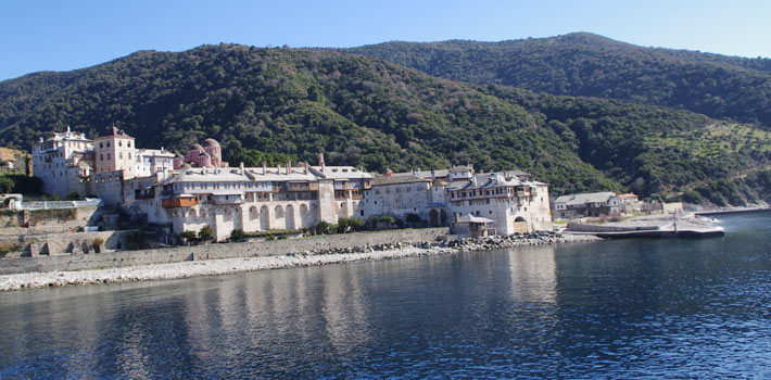 Halkidiki, en la region de Macedonia de la Grecia Continental