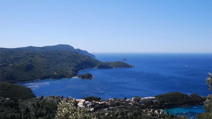 Paisajes y visiones de Corfú, Grecia, Islas Griegas