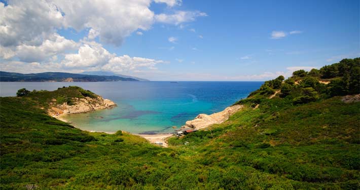 La isla de Skiathos, Islas Espóradas, Grecia, Islas Griegas