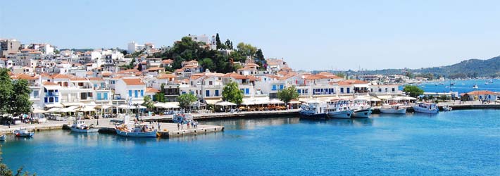 La isla de Skiathos, Islas Espóradas, Grecia, Islas Griegas