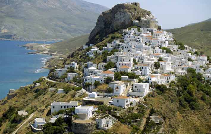 La isla de Skiros, Islas Espóradas, Grecia, Islas Griegas