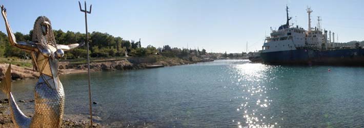 La isla de Spetses, Islas del Sarónico, Grecia, Islas Griegas