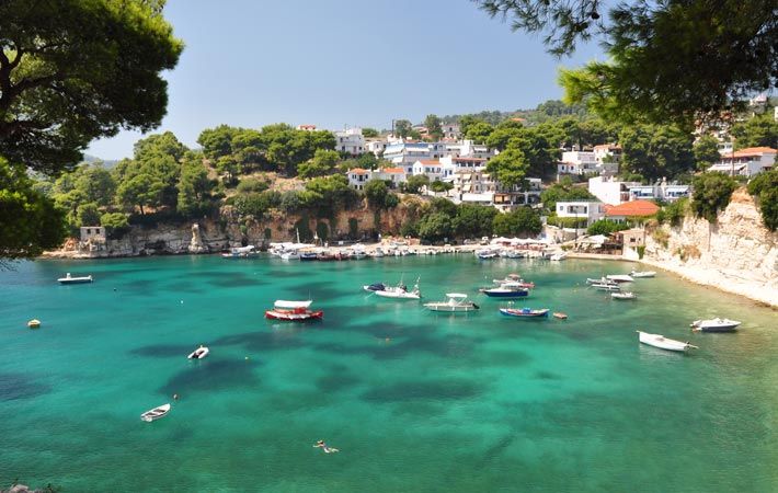 La isla de Alonissos, Islas Espóradas, Grecia, Islas Griegas