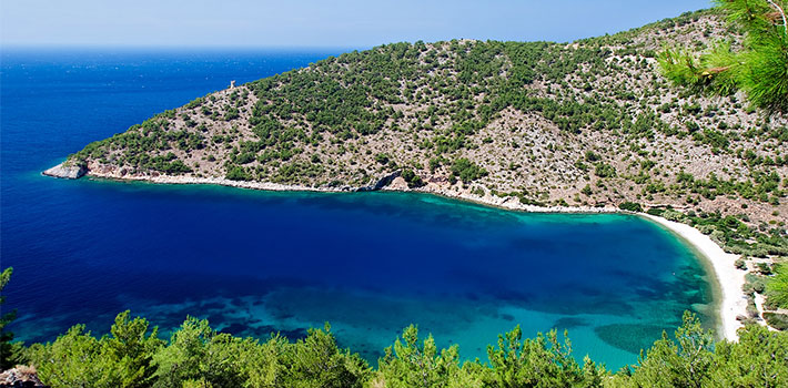 La isla de Chios, Islas del Egeo Norte, Grecia, Islas Griegas