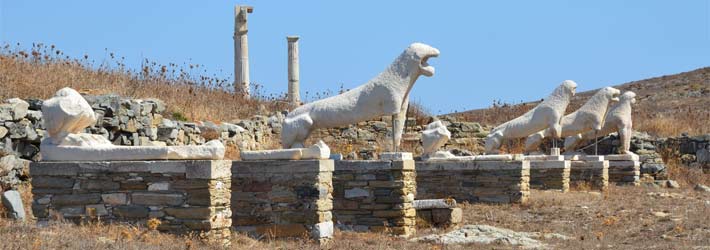 La isla de Delos, Islas Cícladas, Grecia, Islas Griegas