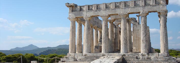 La isla de Egina, Islas del Sarónico, Grecia, Islas Griegas