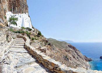 La isla de Amorgos, Grecia, Islas Cícladas Griegas